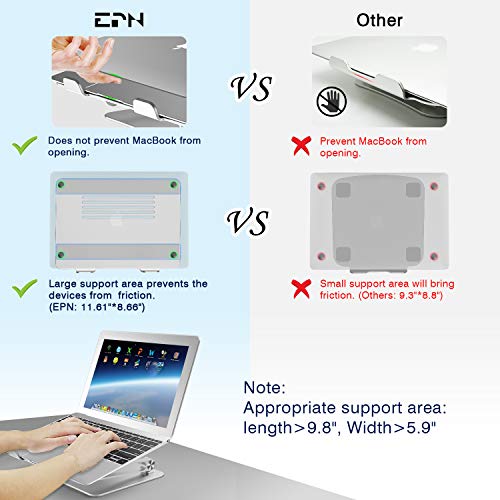Adjustable Laptop Stand, EPN Laptop Riser with HeatVent to Elevate