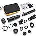 30X Cell Phone Camera Lens, 4 in 1 HD Phone Photography Lens Kit - 18X-30X Zoom Monocular Telephoto Lens - Remote Shutter & Flexible Phone Tripod, Wide Angle, Fisheye & Macro Lens for Smartphones