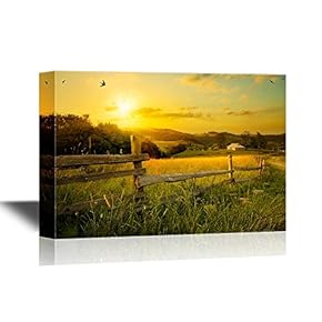Rural Landscape Field and Grass