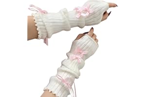 1 pair of sweet JK bow sleeves for autumn and winter, arm sleeves for warmth, cute and fashionable for spicy girls, outdoor k