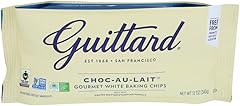 Guittard Baking Au Lait Chip, Vanilla, White chocolate, 12 Oz