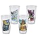 Vandor Doctor Who 4 pc 16 oz Glass Set, Multicolor