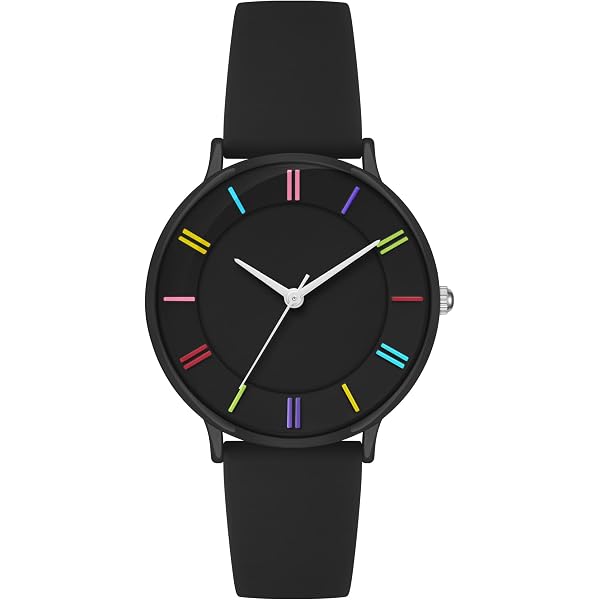 Amazon.com: 37MM Watch for Women Black and White Watch  display picture 3