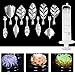 10 Pieces 3D Gelatin Art Tools Stainless Steel Jelly Cake Needles Coming with One 10ml Syringe