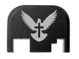 NDZ Performance for Glock 17 19 21 22 23 27 30 34 36 41 Rear Plate Blk G1-4 Bible Dove Cross
