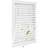 14"x20" Aluminum Gable Vent,Filter Screen for Removable,Never Rust, Heat Dissipation &amp; Condensation Prevention,Ideal for Shed, Attic, Wall, Door &amp; Shipping Container-Vent Opening: 12" x 18"