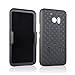 HTC 10 Case, BNY-WIRELESS(TM) Super Slim Hard Shell Shield Layer Holster Case with Kickstand and Belt Swivel Clip for HTC 10
