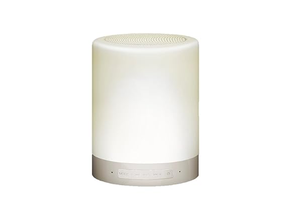 ECOBELLE® Bluetooth Lautsprecher (und über AUX -Kabel) LED Lampe Touch-Schalter, USB aufladbare , 3 Licht-Modi . Kann auch al
