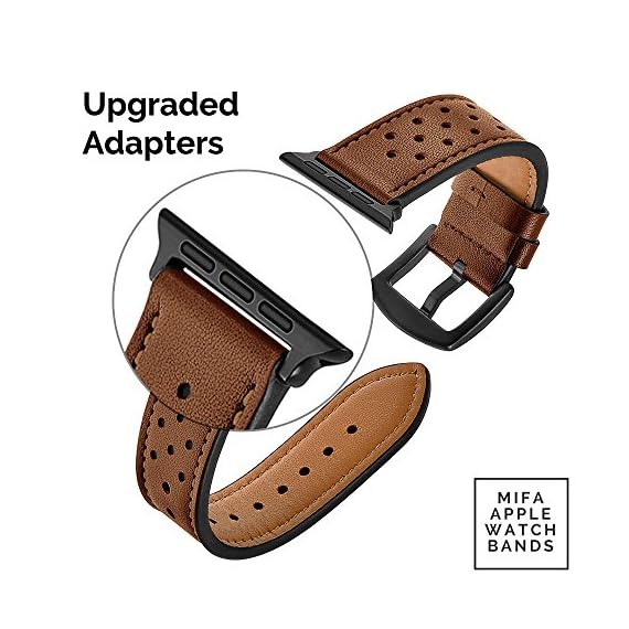 Mifa Leather Band Compatible with Apple Watch 4 44mm 42mm iwatch Series
