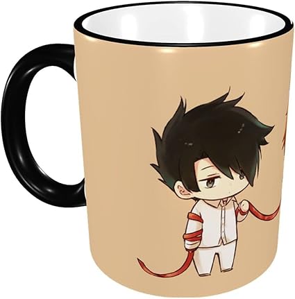 Amazon Co Jp Danesi 約束のネバーランド エマ レイ 1 陶器カップ マグ 耐高温 軽量 かわいい おしゃれ アニメ キャラクター 贈り物 子ども 男女兼用 ホーム キッチン