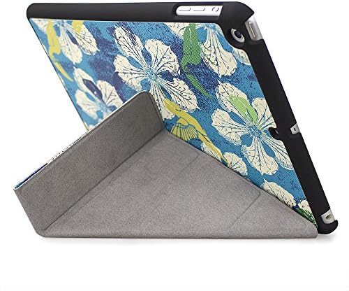 Vicoo iPad mini 2/3 Origami Case.Super Slim Fit Folio Perfectly Fine Origami Cover with Rubberized&amp;Upholstered Back and Smart Feature (Built-in magnet for sleep / wake feature).- Prasinous