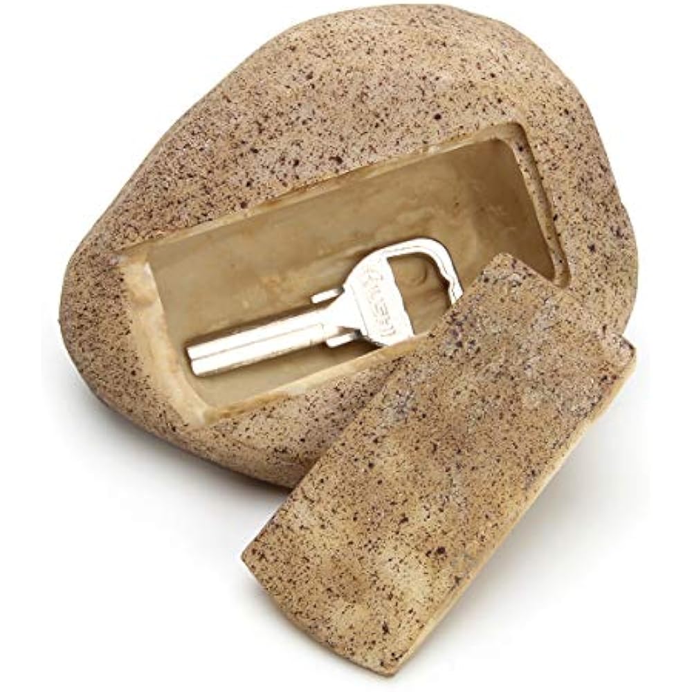 WAWIPLEX Faux Rock Key Hider, Garden Outdoor, In Plain Sight Real