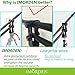 IMORDEN 6.5ft/2m Foldable and Entendable Mini Carbon Fiber Jib Arm(Holds up to 8lbs) Camera Jib Crane with 1kg3pcs Counterweight, Bowl for 75~100mm Tripod Head and Arca-Swiss Quick Release Plate