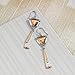 Silpada 'Culture Club' Drop Earrings with Crystals in Sterling Silver, Brass, & Copper