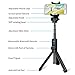 AROVA Selfie Stick Tripod Bluetooth, Extendable Selfie Stick with Wireless Remote & Tripod Stand Compatible with iPhone X/8/8P/7/7P & Galaxy S9/S9 Plus/Note 8/S8/S8 Plus/More, Gift Pouch Included