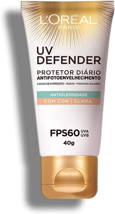 Protetor solar antioleosidade FPS 60, da L'Oréal Paris