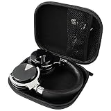 COWIN E7 Tailor-Made Headphone Case, Waterproof Zipper Hard Travel Portable Headphone Carrying Case, Perfectly Fit for E7 Over Ear Headphones - Black