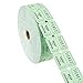 Raffle Ticket Roll, DOuble Roll of 2000-Count 50/50 Tickets, Green
