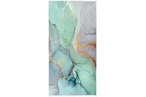 QILMY ATTX Marble Cotton Soft Hand Towels for Bath Decorative Guest Towels Fingertip Towels for Bathroom Spa Gym,15 x 30 inches