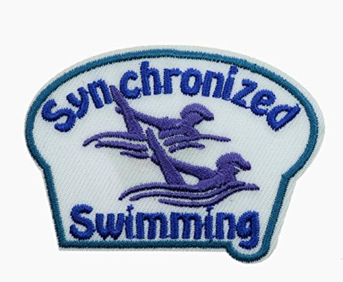 Synchronized Swimming Synchro 2 inch Iron on Patch Ava0964