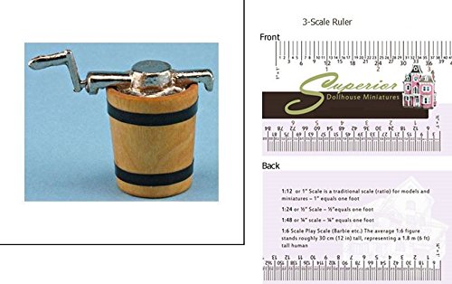 Dollhouse Miniature Ice Cream Freezer