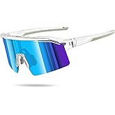 Sunbowglint Sports Sunglasses for Men Women Unbreakable UV400 Protection Goggles Baseball Running Cycling Glasses