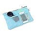 FakeFace Multi-funtional Nylon Zipper Travel Handbag Pouch/Bag in Bag/Insert Organizer/Cosmetic Toiletry Bag Pocket/Makeup Bag/Tidy Bag Blue