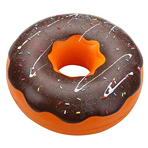 Ganjiang Giant Squishy Toys Jumbo Soft Slow Rising Collection Gift Stress Reliever (Chocolate Donut)