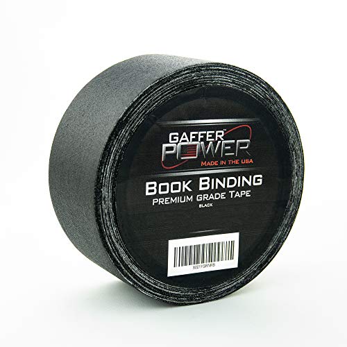 Bookbinding Tape Cloth Book Repair Tape Black USA Quality 2 in