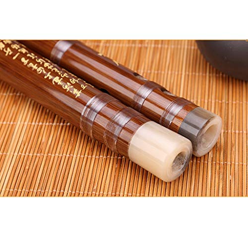 Zyj C D E F G Key Vocal Instrument Refining Professional Playing Bitter Bamboo Flute Beginner Adult Flute (Size : C Tone)