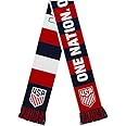 Icon Sports Officially Licensed International Soccer Clubs Scarf - Premium Acrylic Reversible Striped Adult Unisex Scarf