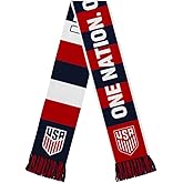 Icon Sports Officially Licensed US Soccer Federation Scarf - Unisex Adult