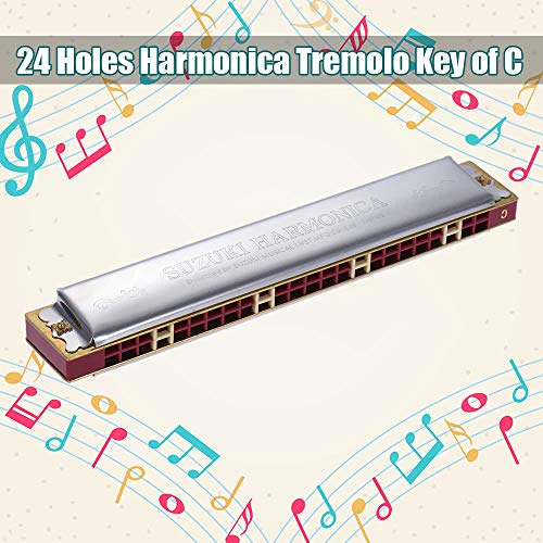 Suzuki Study-24 24 Holes Harmonica - Thumbnail 3