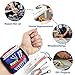 Magnetic Wristband, G-TING Adjustable Super Magnetic Wrist Band With 15 Strong Magnets for Holding Screws,Nails,Drill Bits Holding Tools,Bolts and Other Metal Tools. Unique Tool Gift for DIY (Blue)