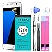 Galaxy S7 Battery [3550mAh] S7 Battery LCLEBM Upgrade New 0 Cycle Battery Replacement for Samsung Galaxy S7 G930A G930 G930V G930T G930P S7 Battery Replacement with New Replacement Kits