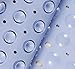 Extra Long Bathtub Mats Anti-Slip Tub Mat Anti-Bacterial Shower Mat,Simple Deluxe Non Slip Bath Mats by NTTR,Machine Washable(Blue,16 W x 39 L Inches)