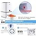 Iseebiz Automatic Cat Feeder with Camera Automatic Dog Feeder 6L Pet Feeder Food Dispenser for Medium and Large Pet with Wi-Fi Camera Time and Meal Size Programmable Recorder Up to 6 Meals A Daythumb 4
