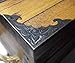 Celtic Woods Pk Of 4 Metal Case Corners Antique Bronze Finish 58Mm Over Straight D003