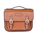 Sunmns Retro Vintage Style PU Leather Case Bag with Shoulder Strap for Fujifilm Instax Mini 9/8/ 70/26/ 90 Film Camera, Square SQ6, Polaroid Zip/ Z2300/ Snap, Brown