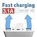 Polanfo M20000 EL-20108  External Battery 10000mAh Portable Power Bank for Smartphone & Tablets - Silver