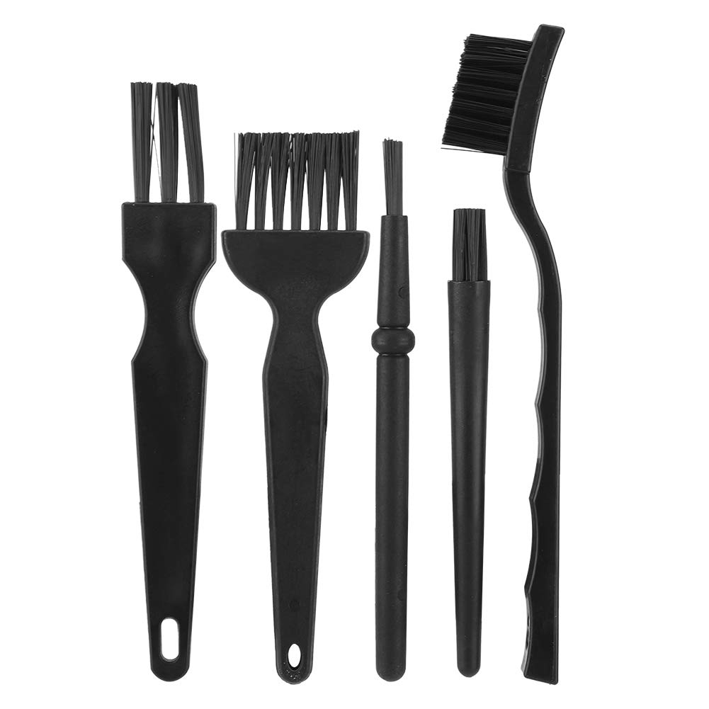 PC Brush Cleaning Kit, 5PCS Computer Cleaning Brush Electronics Dusting Brush Portable Anti Static Brush Set for Laptop Keyboard ESD PCB Motherboards Camera Tablet Fan Window Gap Small Space