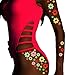Sasswear Blacklight Body Stickers - Neon Fashion Accessories for Raves, Festivals and Glow Parties, 40/pk (Daisy)