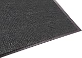 Guardian Golden Series Dual-Rib Indoor Wiper Floor Mat, Vinyl/Polypropylene, 3'x4', Charcoal