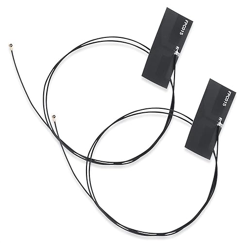 60cm/2ft 2pcs MHF4 IPEX WLAN Network Adapter PC Antenna for NGFF Intel ...