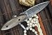Perkin Knives - Custom Handmade Damascus Hunting Knife - Double Edge Knife - Full Tang