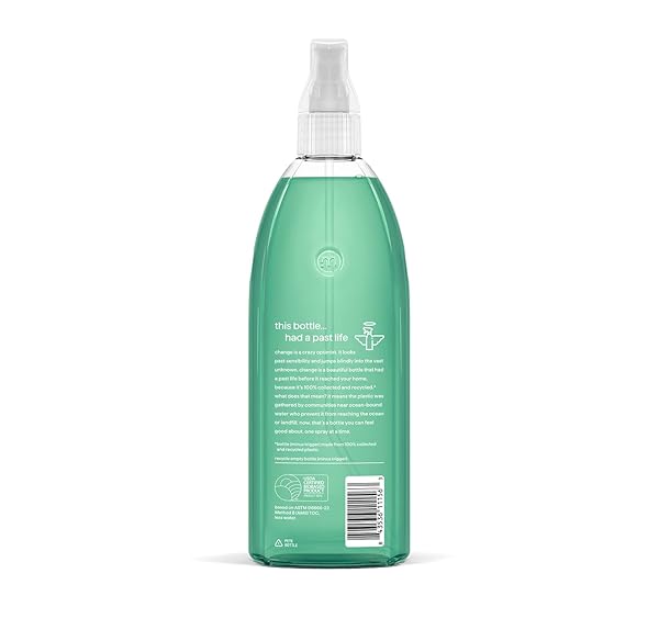 METHOD ALL-PURPOSE CLEANER SPRAY, EUCALYPTUS + ROSEMARY- CUTS GREASE & GRIME ON COUNTERS, GLASS, SEALED WOOD & FLOORS, FOR KITCHEN & BATHROOM, 28FL OZ, 4 PACK