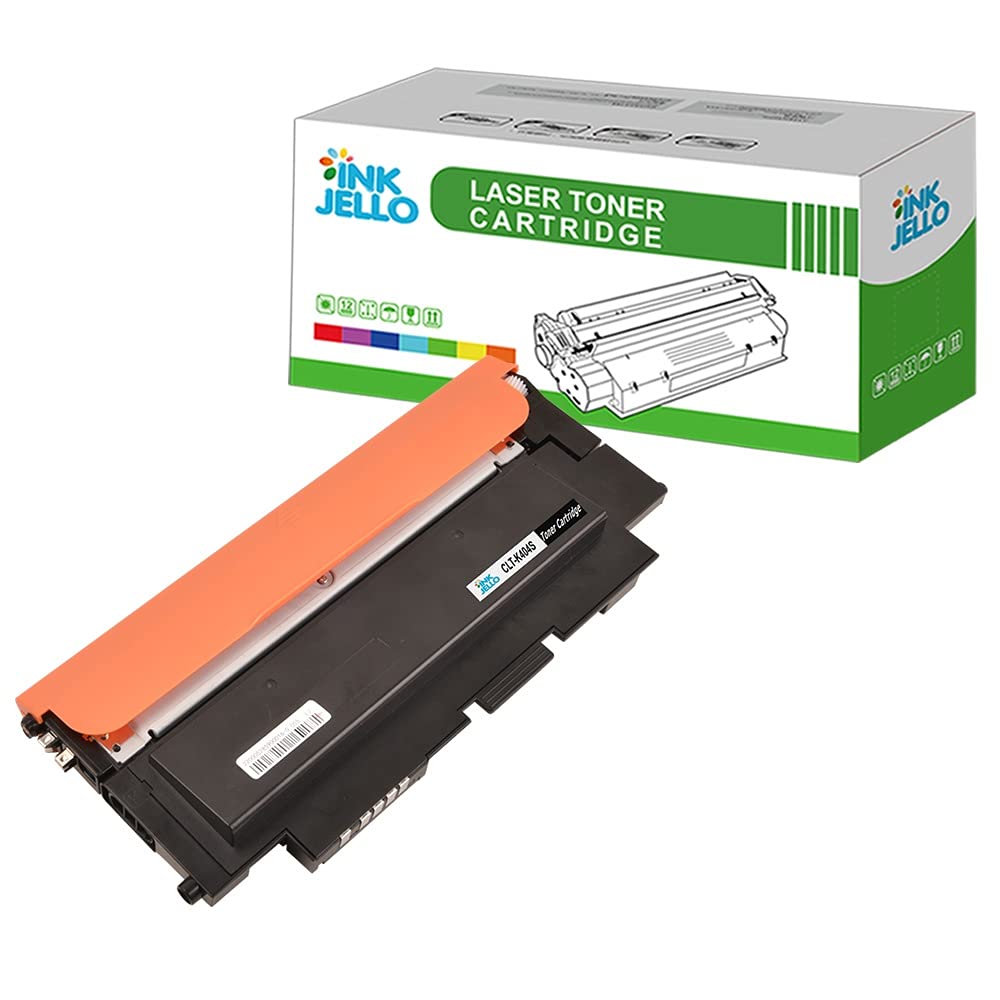 Inkjello Toner Cartridge For Printer, Compatibile with Samsung Xpress SL-C430 SL-C430W SL-C432 SL-C432W SL-C433 CLT-K404S (Black)