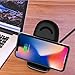 Wireless Charger, Fast Wireless Charger Charging Pad(No AC Adapter) For Samsung Galaxy Note 8 S8 S8 Plus S7 S7 Edge Note 5 S6 Edge Plus, Standard Charge For Apple iPhone X/8/8 Plus (2)