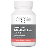 MethylPro L-Methylfolate 7.5 mg Flexible Dosing, 90 Capsules | Active Folate for Methylation Support and Biochemical Reactions, Highly Bioavailable and Hypoallergenic
