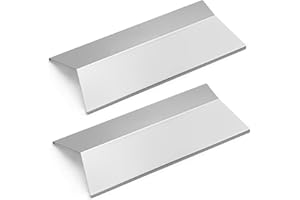 TEREFOUR Grill Replacement Parts for Cuinart CGG-306, Nexgrill 820-0033 820-0015 820-0007,820-0007G, Megamaster 820-0033M, 820-0007B, Flame Tamer 306-20133 306-20087 820-0033-05, 2 Pack Heat Plate Shied